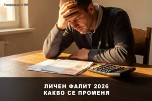 Личен фалит 2026: мъж в кухня преглежда банкови извлечения - какво се променя със ЗНФЛ