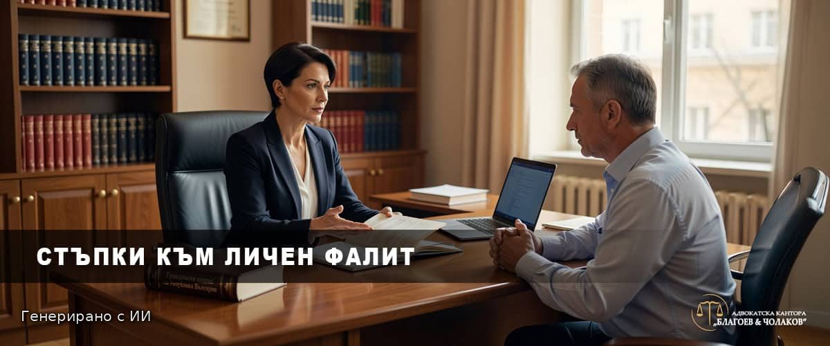 Адвокатска консултация по процедурата за личен фалит на физическо лице